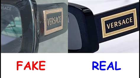 Real vs Fake Versace sunglasses. How to spot fake Versace 